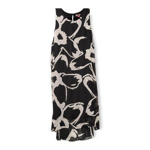 Vince Camuto Black and White Floral Dress